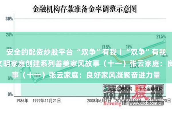 安全的配资炒股平台 “双争”有我丨“双争”有我 家风传承——唐山市文明家庭创建系列善美家风故事（十一）张云家庭：良好家风凝聚奋进力量