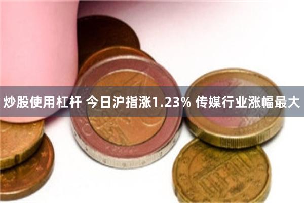 炒股使用杠杆 今日沪指涨1.23% 传媒行业涨幅最大